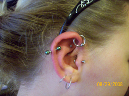 Custom Ear Piercing