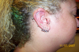 Custom Ear Piercing