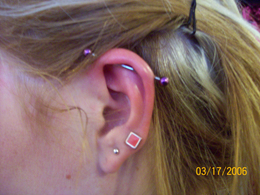 Custom Ear Piercing