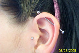 Custom Ear Piercing