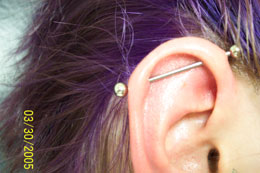 Custom Ear Piercing