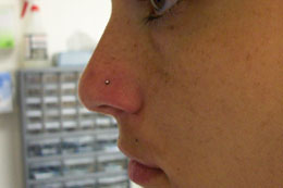 Nose Piercing in San Diego